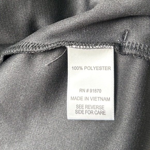 Pebble Beach Golf Dry Luxe Performance Black Animal Print Wrap Jacket Womens M - Picture 9 of 9